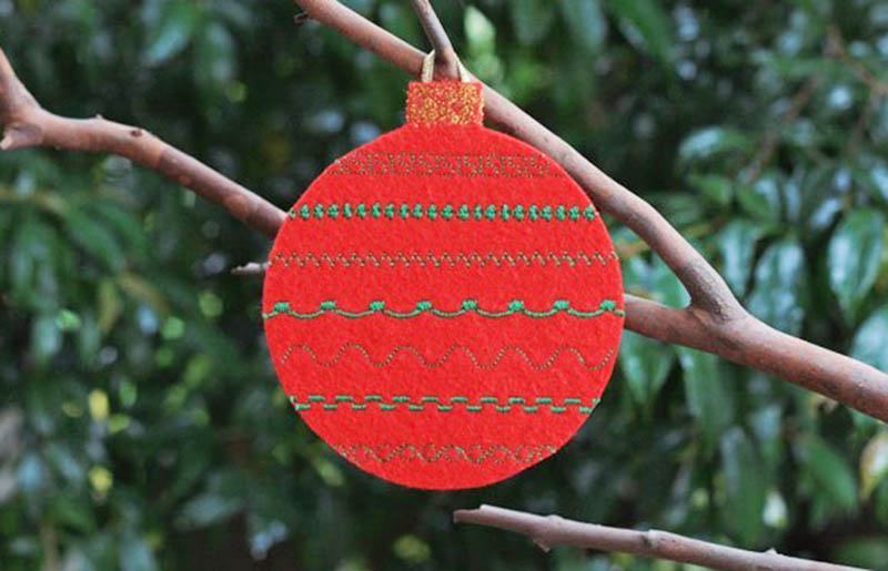 felt christmas ornament | christmas ornaments to sew