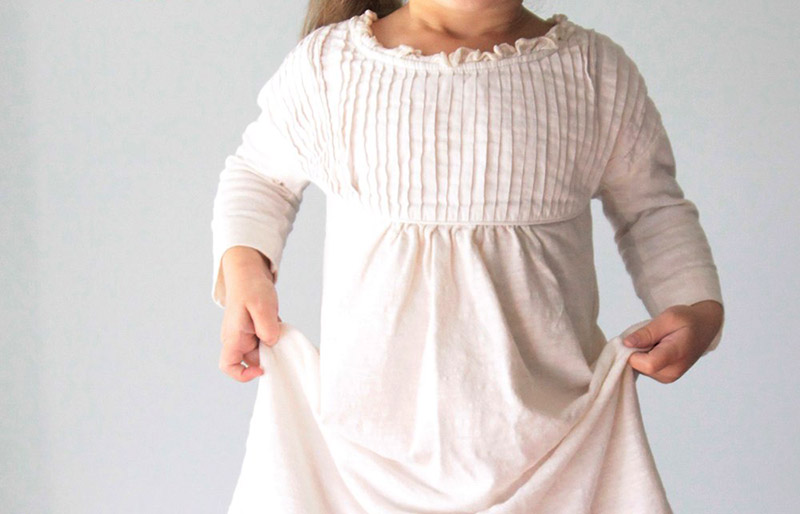 nightgown upcycle | toddler christmas pajamas