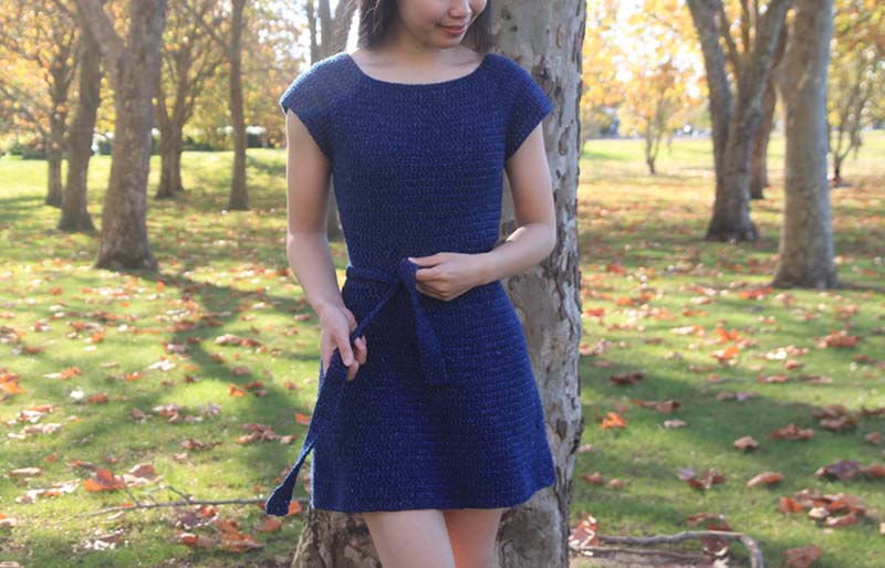 audrey crochet dress belt | creative knitting projects