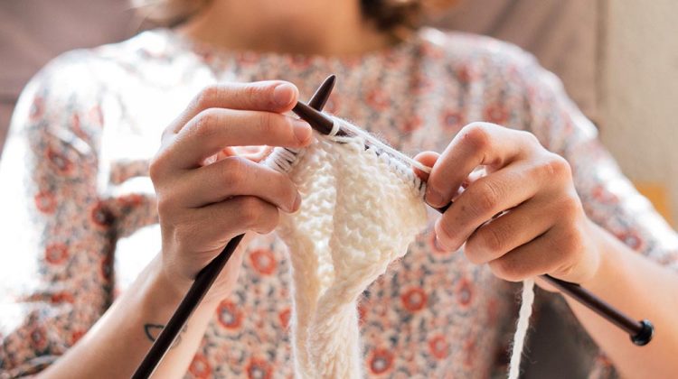 person doing crochet | Knitting Projects You Can Make This Winter | Featured
