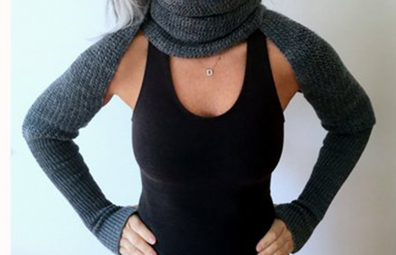 sleeve scarf sweater wrap | creative knitting projects
