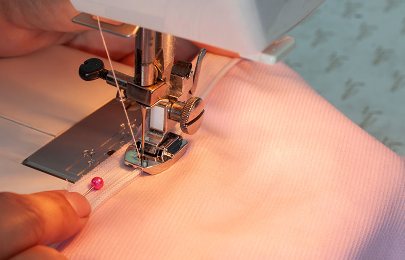 hand dressmaker sewing invisible zipper machine | basic sewing skills