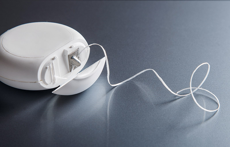 container dental floss | sewing hacks