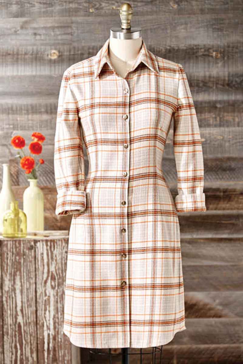plaid flannel dress | winter clothes list