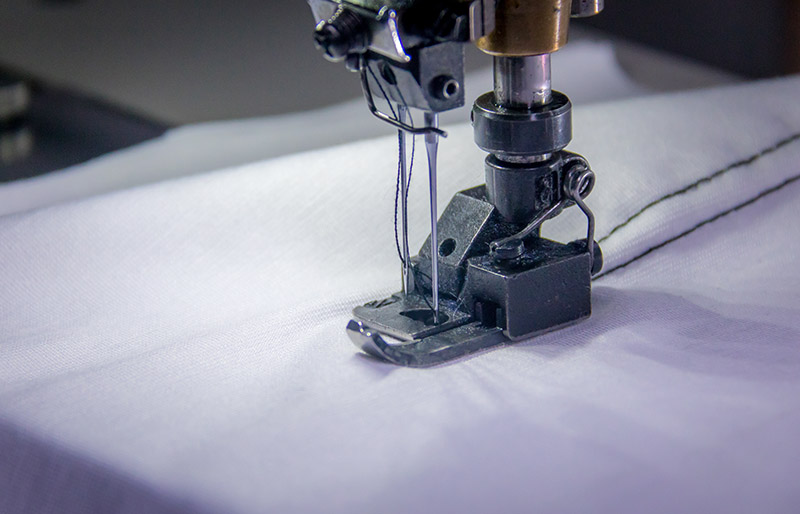 professional dual needle sewing machine white | sewing hacks