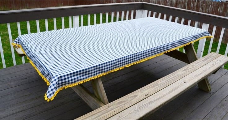 simple tablecloth