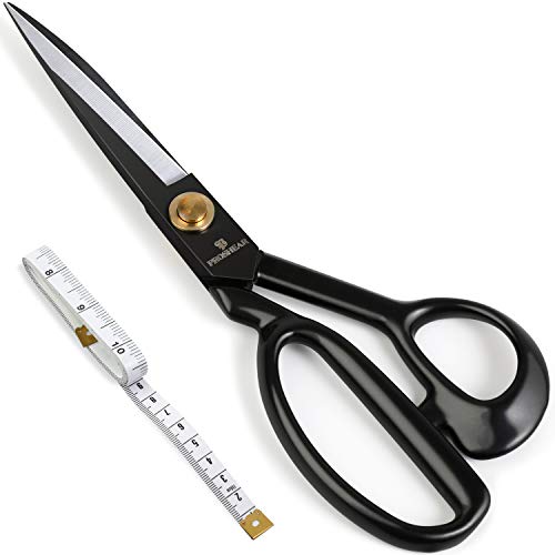 Professional Tailor Scissors 9 Inch for Cutting Fabric Heavy Duty Scissors  for Leather Cutting Industrial Sharp Sewing Shears for Home Office Artists  Dressmakers