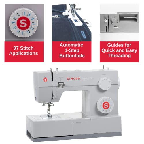 SINGER  4423 Heavy Duty Sewing Machine With Included Accessory Kit,,  Simple, Easy To Use & Great for Beginners