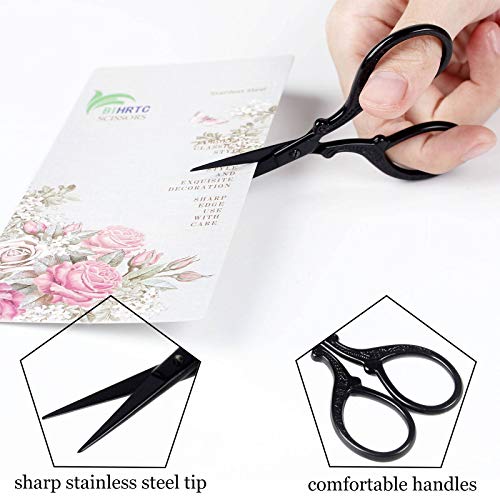  BIHRTC Small Scissors 3.6 Inch Embroidery Scissors Sharp  Stainless Steel Needlepoint Scissors DIY Tool Dressmaker Shears Scissors  for Sewing Crafting Needlework Houshold Scissors : Arts, Crafts & Sewing