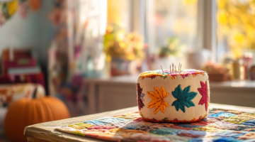 Transform your leftover fabric scraps into a beautiful Fall Leaf Applique Pincushion with this easy-to-follow tutorial. Perfect for adding a seasonal touch to your sewing projects!