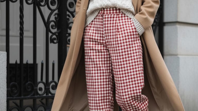 sew gingham pants