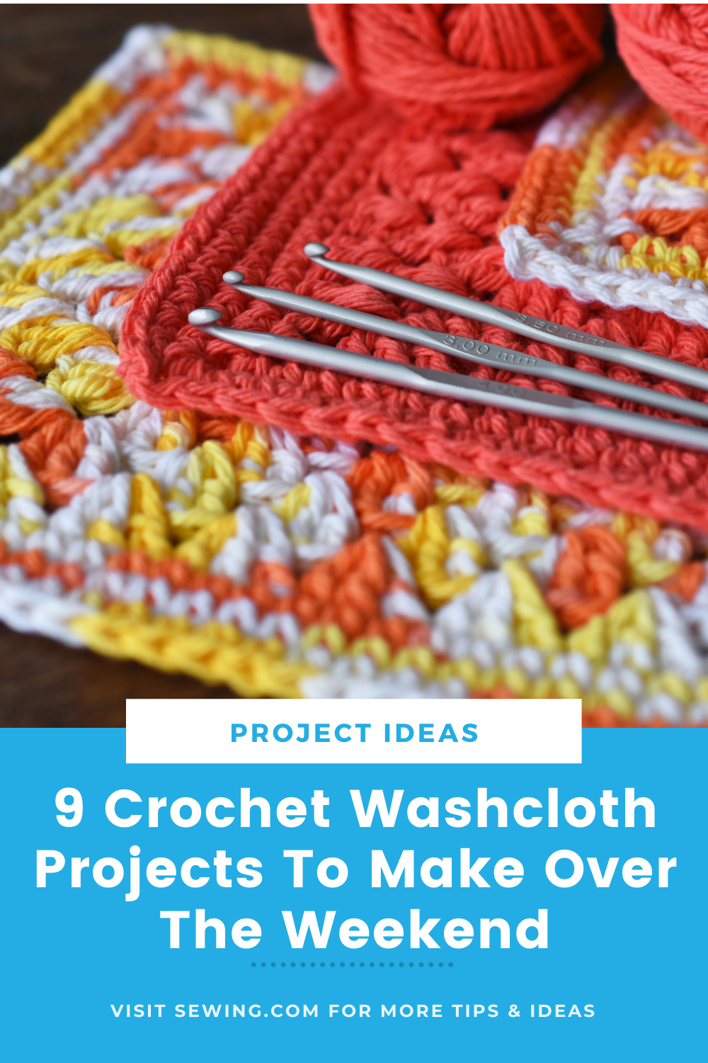 placard | 9 Crochet Washcloth Projects To Make Over The Weekend