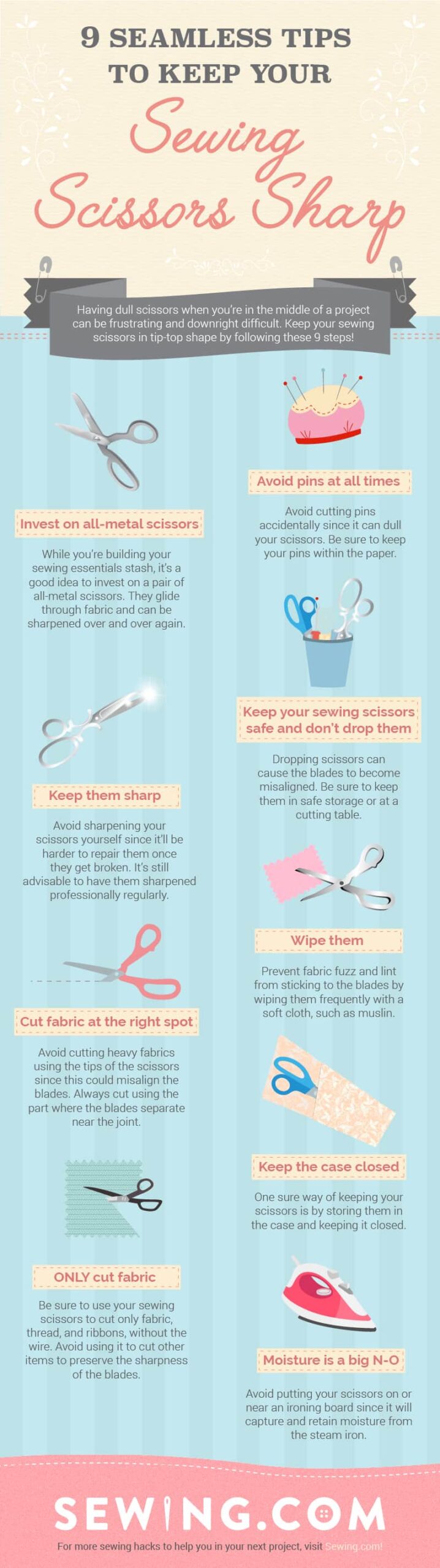9 Seamless Tips to Keep Your Sewing Scissors Sharp