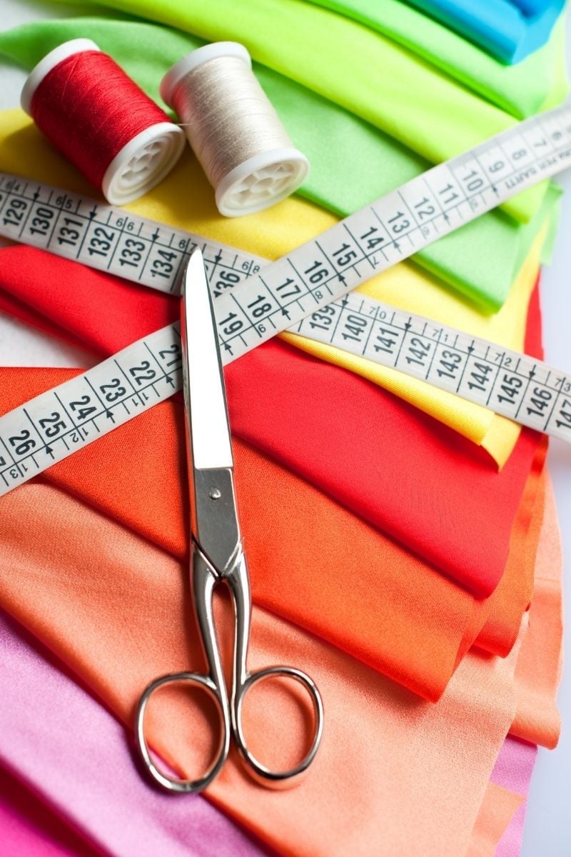 Example of Colorful fabric lycra | types of fabrics