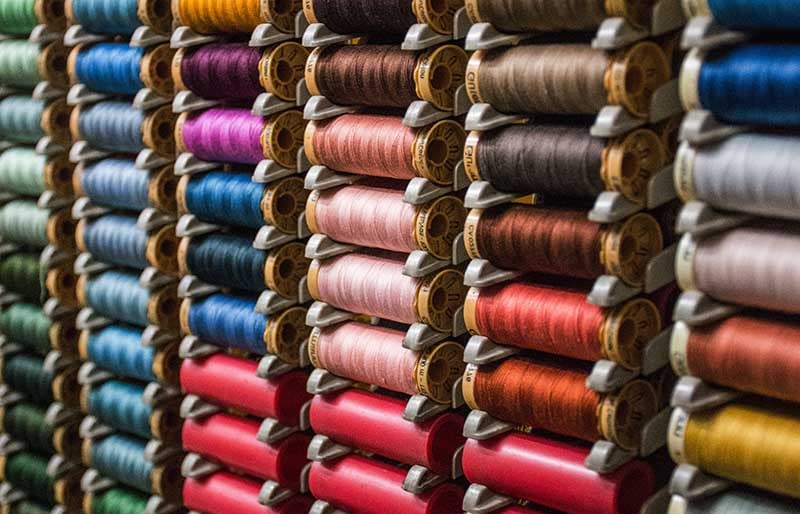assorted color thread lot | basic sewing skills