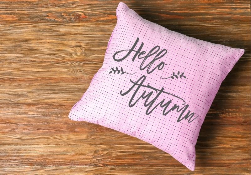 Pink Polka Dot Throw Pillow | throw pillows for bed