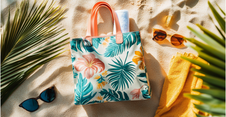 Summer Tote Bag: Sew One With a Built-In Towel Pocket