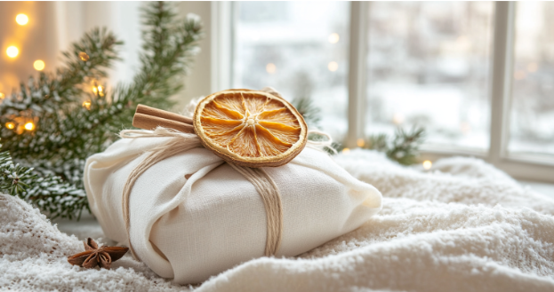 DIY Fabric Pouch: Eco-Chic Wrapping for All Your Skincare Gifts! 🛁🌿