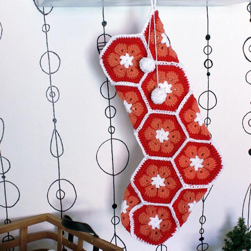 african flower stockings | christmas stockings personalized