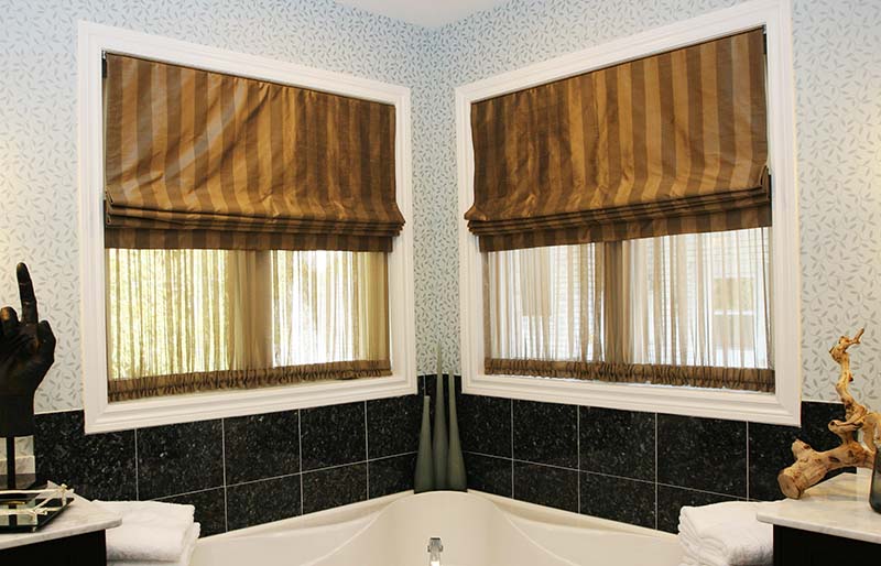bathroom interior | window shade