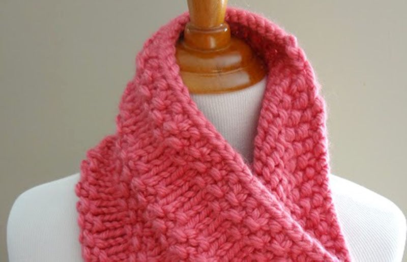 bubblegum cowl | creative knitting projects