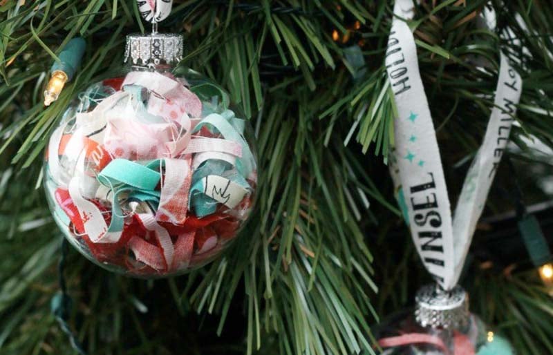 christmas quilt scrap fabric tutorial | christmas ornaments to sew