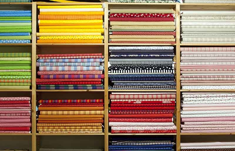 colorful cloth | fabric stash management