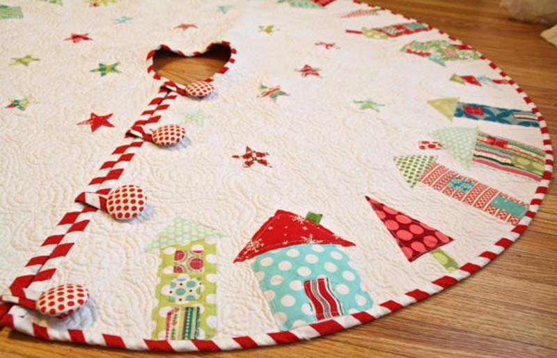 cute skirt | christmas tree skirts ideas