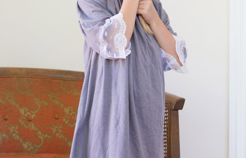 diy squares nightgown | toddler christmas pajamas