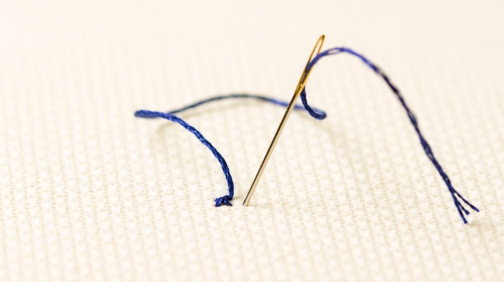 hand stitching