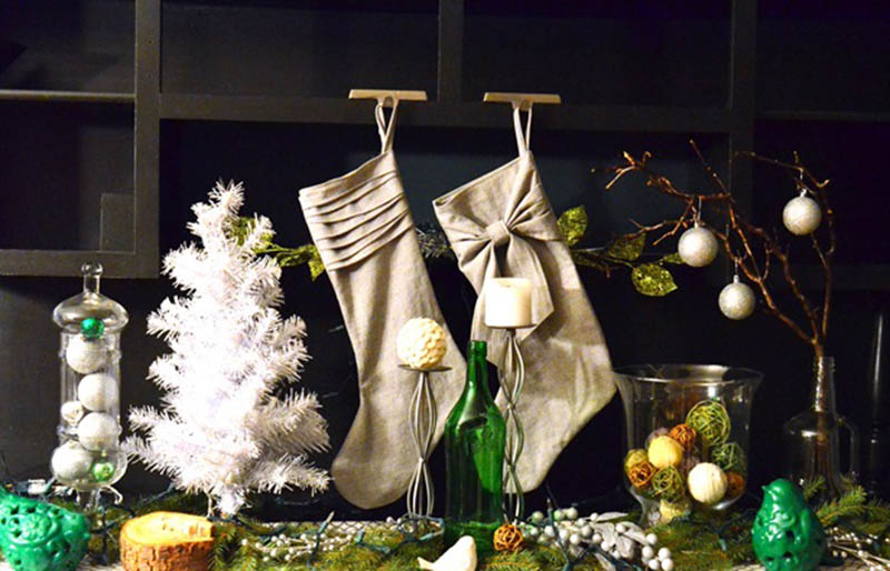 his and hers | christmas stockings personalized