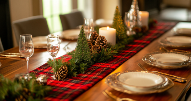 Holiday Table Runner: Quick and Stylish DIY to Elevate Your Dining Experience