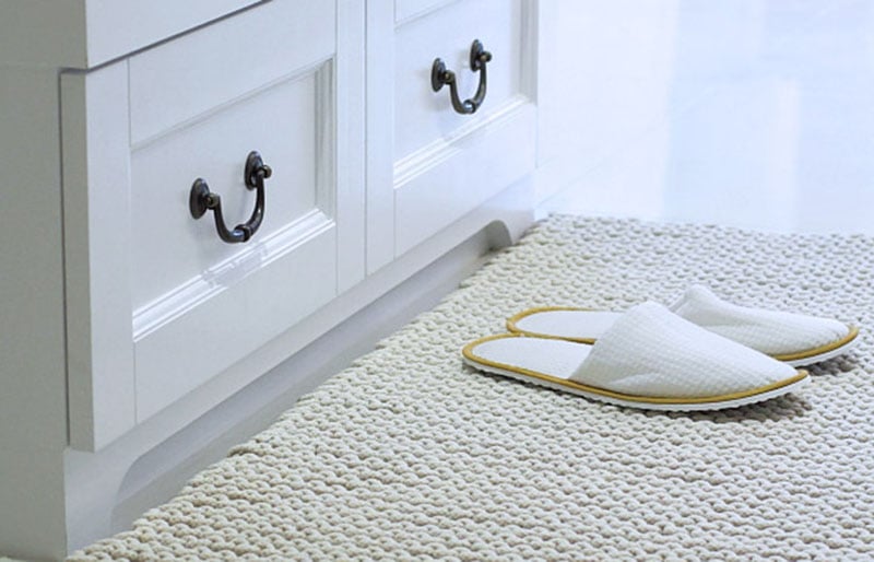 knitted floor mat | creative knitting projects