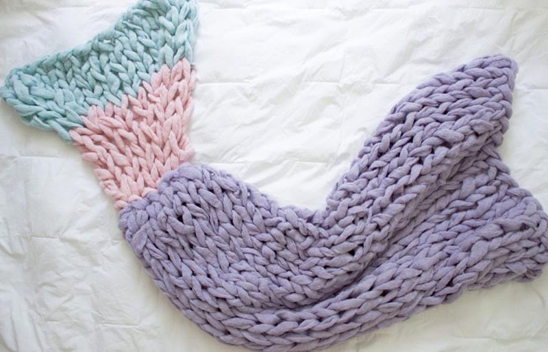 mermaid blanket pattern | creative knitting projects