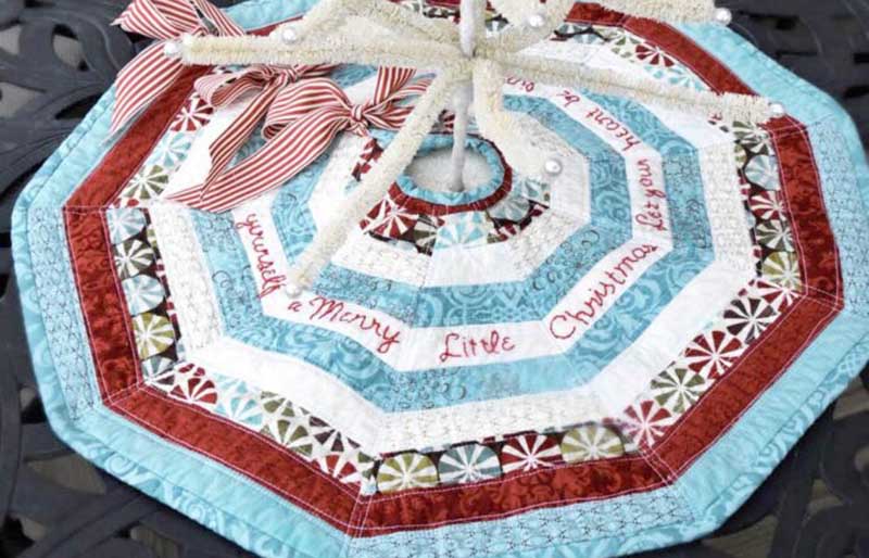 mini tree skirt pattern | christmas tree skirts ideas