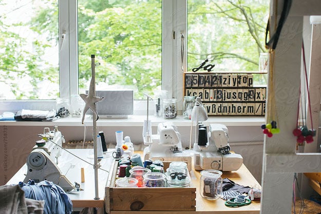 Keep the Ones You Love Closer | Organizing Tips for Small Sewing Spaces
