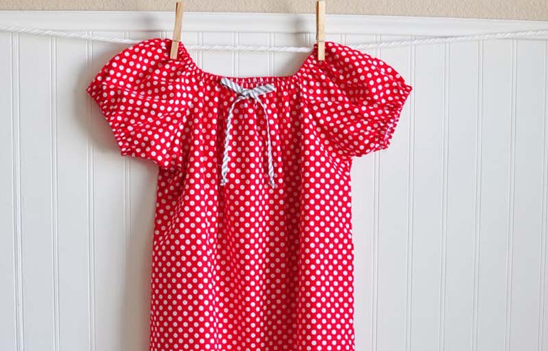 peasant dress tute | toddler christmas pajamas