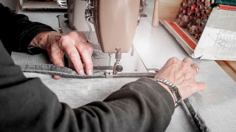 professional seamstress sews pillowcase | Fun Sewing Ideas For Moms and Kids