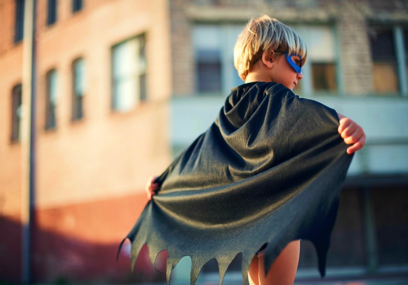 selective focus photography of boy wearing black Batman cape | cosplay costume patterns