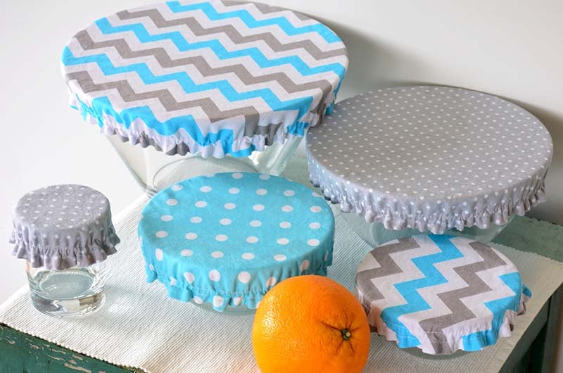 set bowls covered reusable zero waste | easy sewing projects for beginners