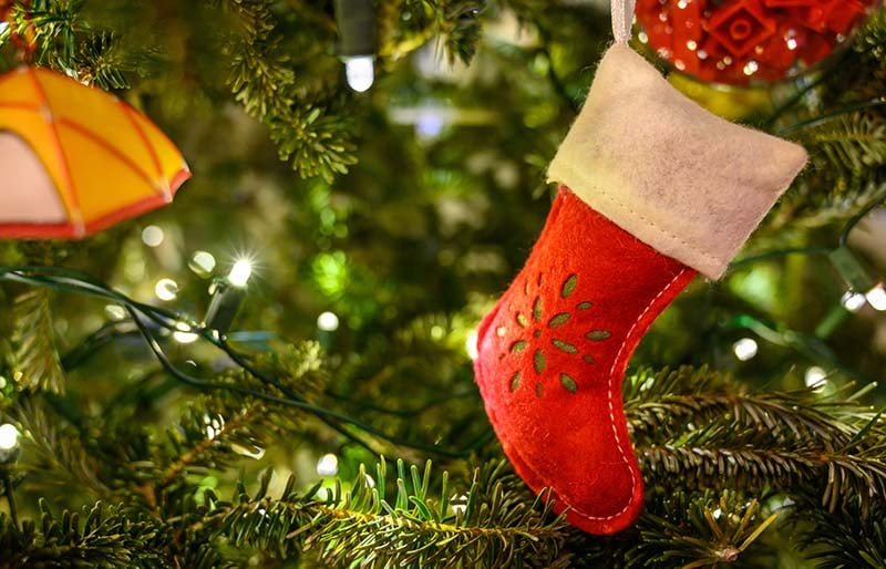 stocking ornament string lights on christmas | christmas ornaments to sew