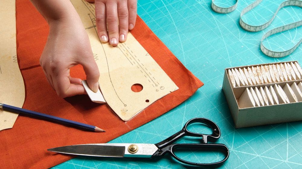 tailor laying out dress sewing layout | Plus Size Dress Patterns Perfect For Spring | Featured