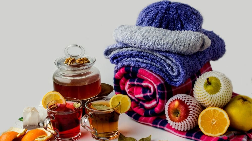 warmhealthy teas herbal fruits transparent glasses | 21 Fleece Patterns You Can Sew To Stay Warm This Winter | Featured