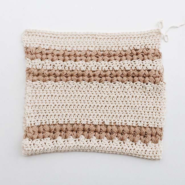 white and brown knit textile | Crochet Washcloth Patterns And Designs To Make Over The Weekend | crochet dishcloth