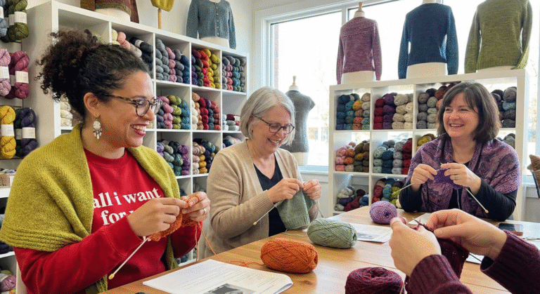 hand and yarn class