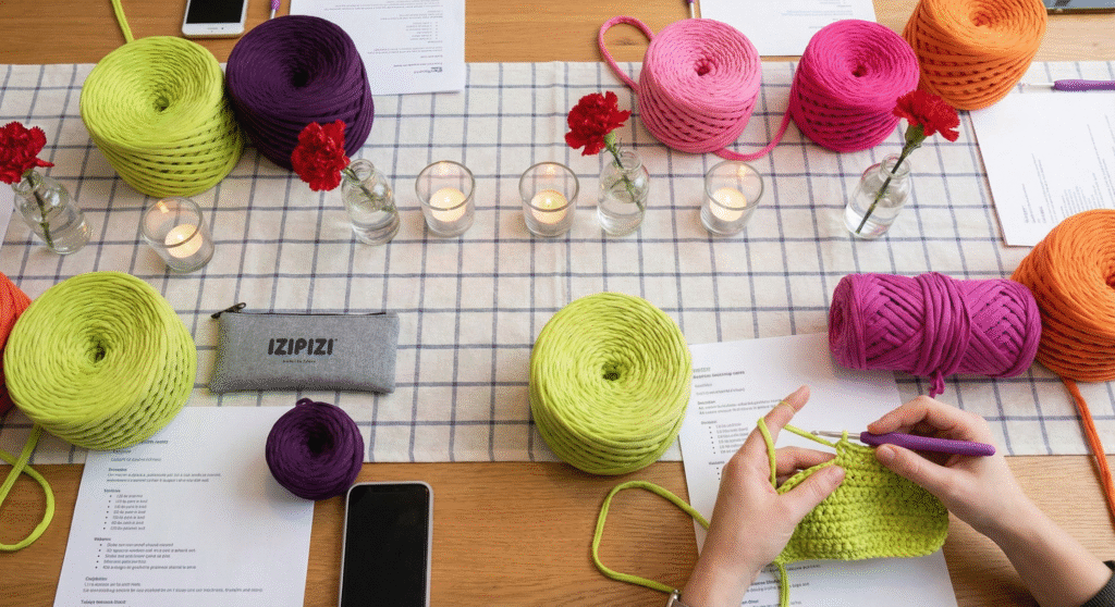 hand and yarn class