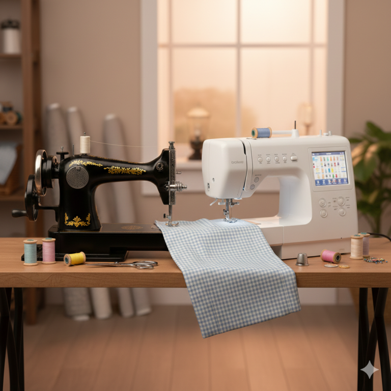 Computerized vs Mechanical Sewing Machine
