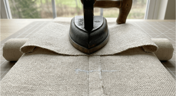 drawstring linen bag