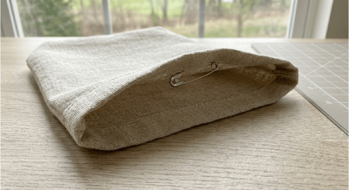 drawstring linen bag