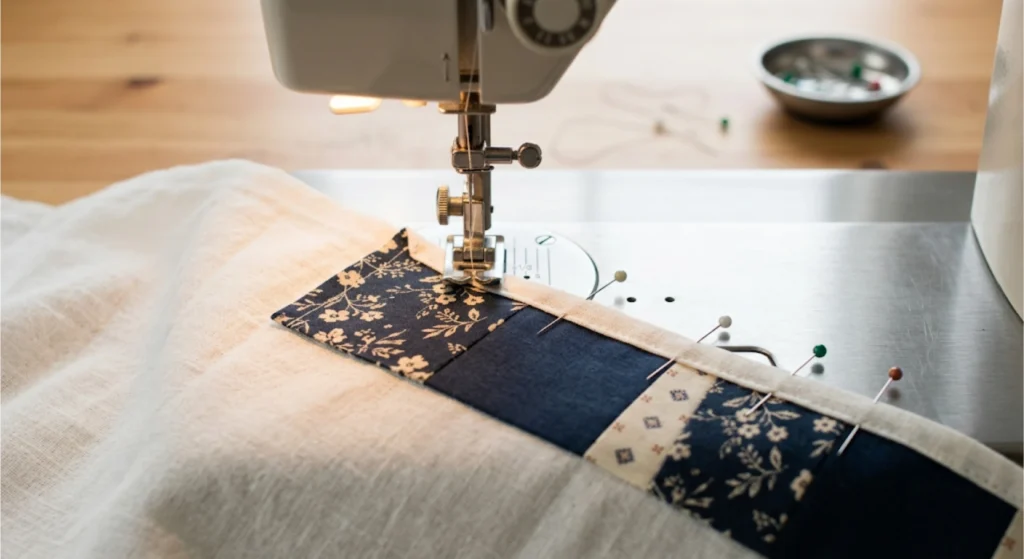 patchwork tea towels